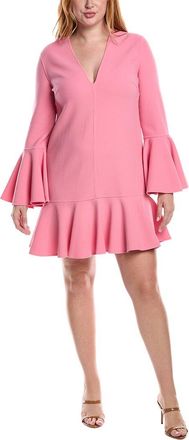 Michael Kors Barath Bell-Sleeve Wool-Blend Dress