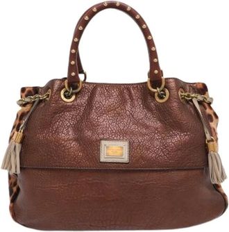 Dolce & Gabbana Pre-owned Handbags, female, Brown, Size: ONE SIZE Pre-owned Handbag