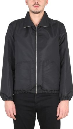 Alexander McQueen Logo Black Polyester Jacket - Black