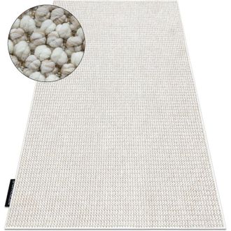 RugsX Alfombra Casablanca Loop Blanco / Beige Lazo, Suave Beige 100x150 Cm