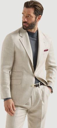 Brunello Cucinelli Hopsack deconstructed blazer in Sand at Nordstrom, Size 52 It