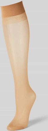 Joop Socken mit Label-Stitching in Beige, Größe 35-38