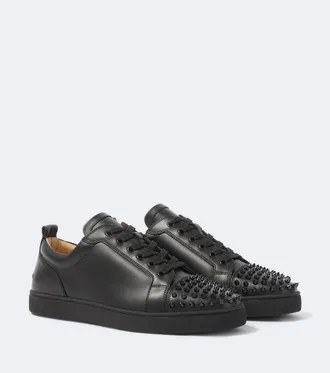 Christian Louboutin Louis Junior Spikes leather sneakers