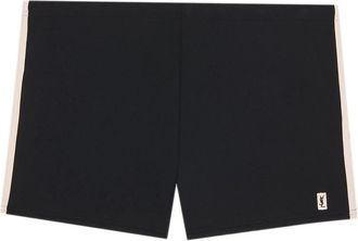 Saint Laurent Beachwear, male, Black, Size: XL Swim Shorts