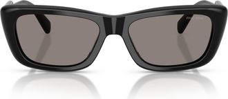 Miu Miu 0mu B12s Rectangular Sunglasses