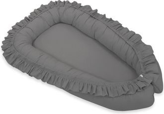 OEM Capullo De Juego Para Beb&eacute;, Arrullo Premium Con Volantes My Sweet Baby - Antracita