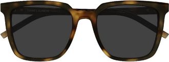 Saint Laurent Grey Square Ladies Sunglasses SL M146/K 003 56