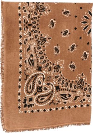 Kujten Hachiko Bico Sjaal - Dames - Wintersjaals - Bruin - ONE Size - Wol - Accessoires