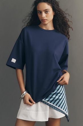 Maeve Structured Boyfriend T-Shirt Top