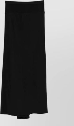 Rick Owens cotton-blend ribbed midi skirt