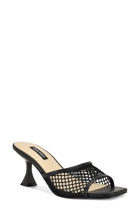 Nine West Cabana Slide Sandal in Black at Nordstrom, Size 9.5