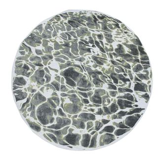 Louis De Poortere Alfombra de poli&eacute;ster verde, 240x240 cm