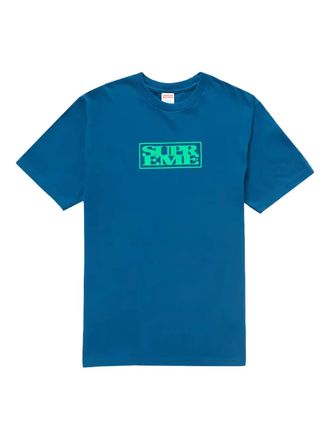 SUPREME Connect T-shirt met logoprint - Blauw
