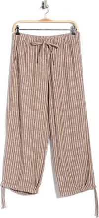 Sanctuary Go With The Flow Pants in Earth Essence Brown Stripe at Nordstrom Rack, Size X-Small