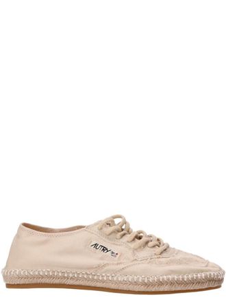 Autry Ivory Lace Up Sneakers