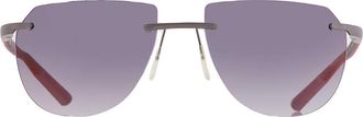 McLaren Gray Gradient Irregular Unisex Sunglasses MLMS-85S01 C01 57