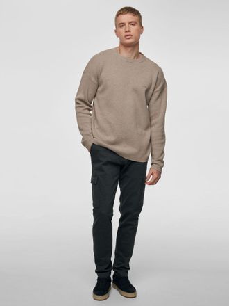 Genti Relaxed ronde hals beige