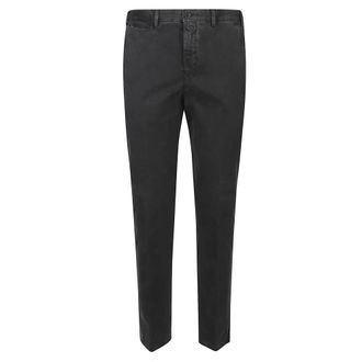 Pantaloni Torino Slim-fit Trousers, male, Black, Size: M Master Flat Front Pants