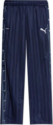 Puma Guizio Joggers - Dames - Sweatpants - Blauw - L - Polyester - Broeken