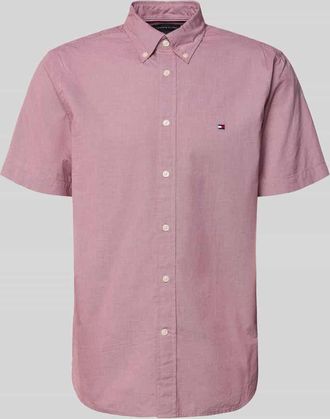 Tommy Hilfiger Regular Fit Freizeithemd aus reiner Baumwolle in Rot, Gr&ouml;&szlig;e XXL