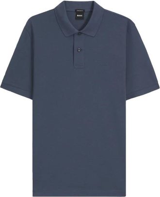 HUGO BOSS Pure Cotton Polo Shirt With Chest Logo, Size Medium