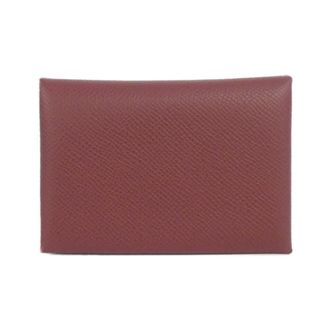 Herm&egrave;s Rouge H Epsom Leather Coin Purse/Coin Case (Pre-Owned)