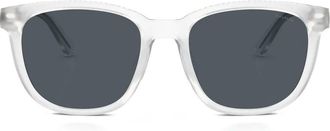 Coach square-frame sunglasses - men - Plastic - 54 - Neutrals