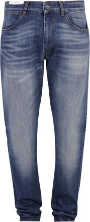 Pantaloni Torino Blauwe Denim Jeans voor Mannen - Heren - Slim Fit Jeans - Blauw - W31 - Denim - Jeans