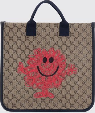 Gucci Borsa in tessuto GG Supreme con ricamo