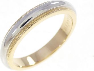 Tiffany & Co. Yellow Gold (18K) Platinum 950 Band Ring (Pre-Owned)