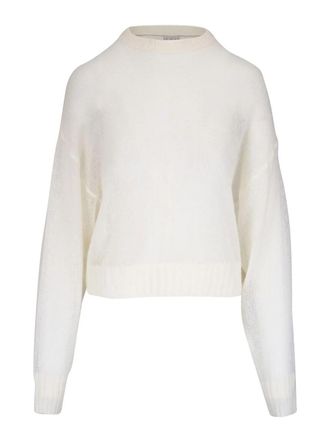Brunello Cucinelli Mohair and wool sweater with monili