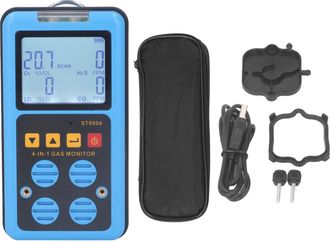 OEM Eosnow Monitor De Gas 4 En 1 Co H2s O2 Lel Medici&oacute;n Precisa Luz De Sonido Alarma De Vibraci&oacute;n Detector De Pantalla Retroiluminada