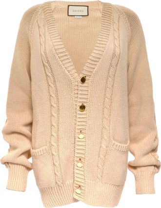 Gucci Cardigan con logo 2021 - Toni neutri