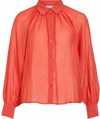 Vila Soepele blouse met lange mouwen