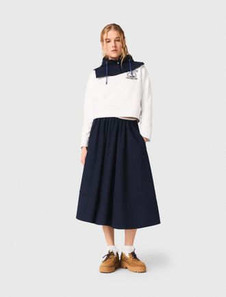 Maje Sailor Print Sweatshirt - White - Maje