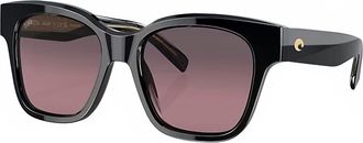 Costa Unisex Nusa Polarized Sunglasses In Black Rose Gradient