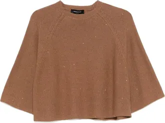Fabiana Filippi Mujer, Jerseys, Marr&oacute;n, Talla: L