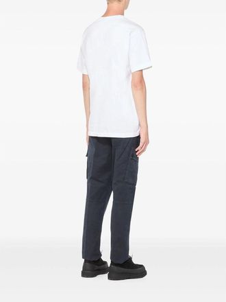 Stone Island T Shirt Bianco-Uomo