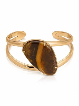 Ettika Womens Desert Tide Cuff In Tigers Eye