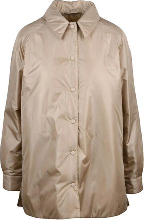 Aspesi Dames, Jassen, Beige, Maat: XS Nylon