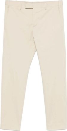 Pantaloni Torino Beige Broek met Verborgen Sluiting - Heren - Slim Fit Broeken - Beige - L - Broeken
