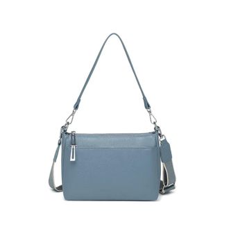 Generic Compatible For Leather Women Shoulder Crossbody Bag Large Female Handbag Ladies Tote(SKY BLUE)