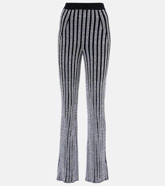 Missoni Chevron lame flared pants
