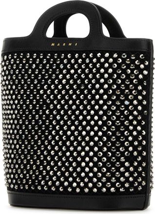 Marni Womens Tropicalia Clutch Black Polyester Elastane