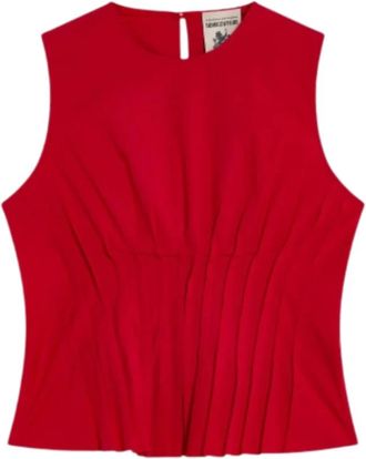Semicouture Blouse - Dames - Blouses - Rood - XL - Overhemden