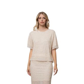 Kaos Kaos, Tops, Dames, Geel, M, T-Shirt Blusa