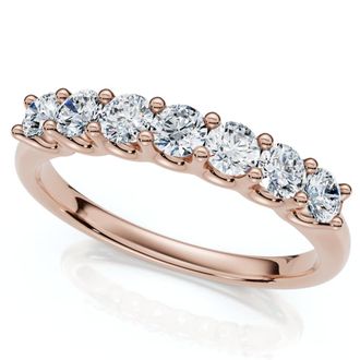 Pompeii3 1/2Ct Diamond Wedding Ring Gold U Prong Lab Grown