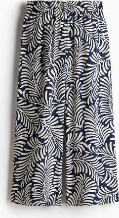 H&M Cropped Schlupfhose - Blue