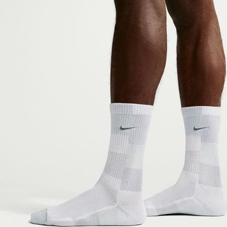Nike Unisex Everyday Elevated Crew Socks (1 Pair) in White | IQ5088-100