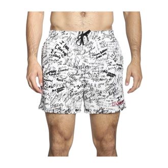 Dsquared2 Costume da bagno Regular Fit - - Swimwear - Uomo - Bianco - XL